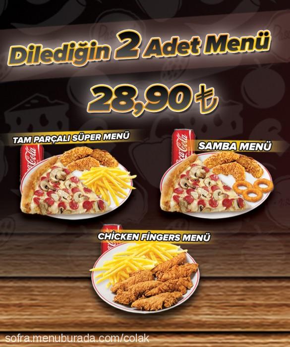 Pasaport Pizza, Kemeraltı Menü Fotoğrafı