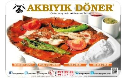 Akbıyık Döner, Çamdibi Menü Fotoğrafı