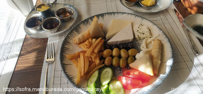 Gönül Sarayı Cafe & Restaurant, Tuzcuzade Menü Fotoğrafı