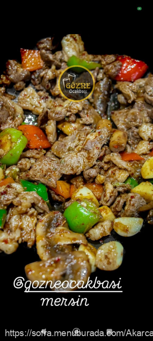 Gözne Ocakbaşı, Pirireis Menü Fotoğrafı
