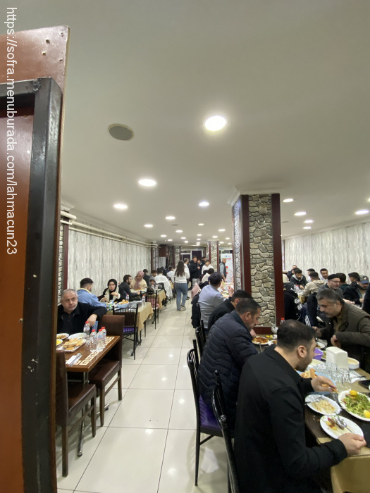 Lahmacun 23, İzzet Paşa Menü Fotoğrafı