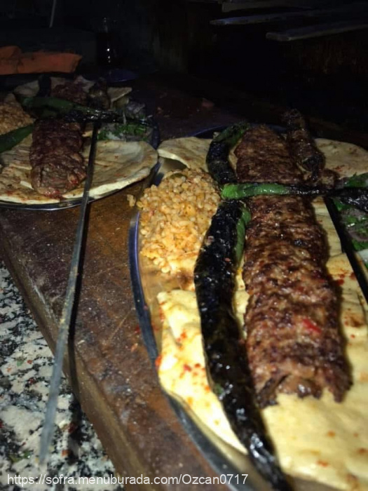 Özcan Kebap, Gazipaşa Menü Fotoğrafı