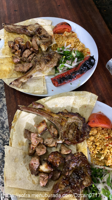 Özcan Kebap, Gazipaşa Menü Fotoğrafı