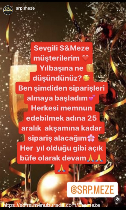 Srp Meze, Sarıgüllük Menü Fotoğrafı