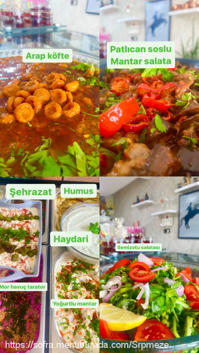Srp Meze, Sarıgüllük Menü Fotoğrafı
