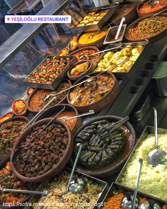 Yeşiloğlu Restaurant, İstiklal Menü Fotoğrafı
