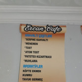 Ercan Cafe, Yenice  Menü Fotoğrafı Orta