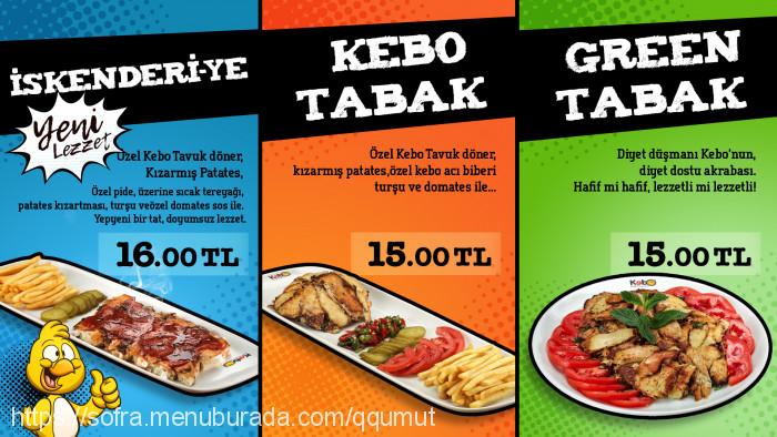 Kebo, Pozcu Menü Fotoğrafı