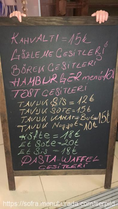 Marin Caffe Restorant, Harmanlar Menü Fotoğrafı
