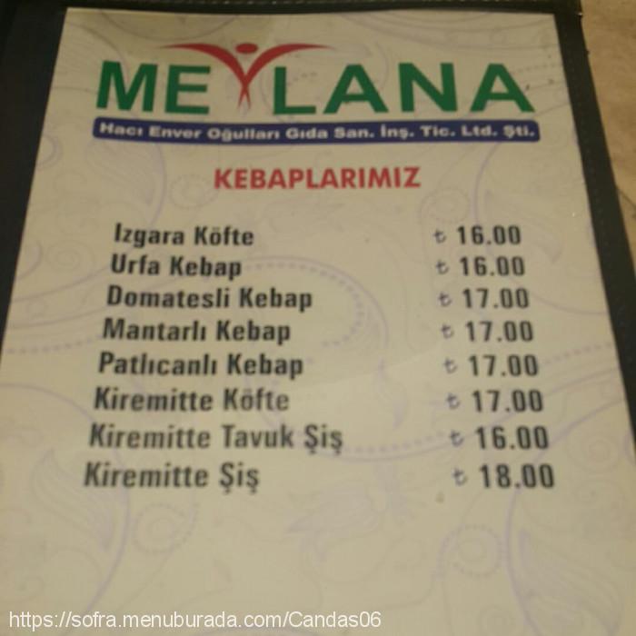 Mevlana Pide, Etimesgut Menü Fotoğrafı