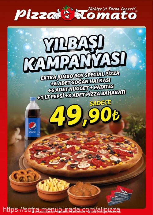 Pizza Tomato, Karşıyaka Menü Fotoğrafı