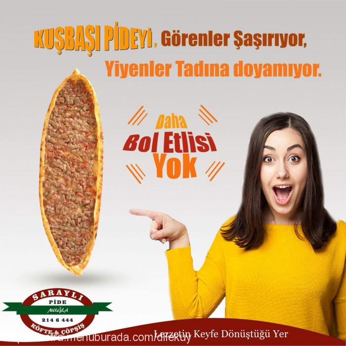 Saraylı Pide, Muslihittin Menü Fotoğrafı