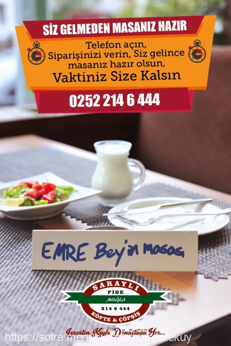 Saraylı Pide, Muslihittin Menü Fotoğrafı