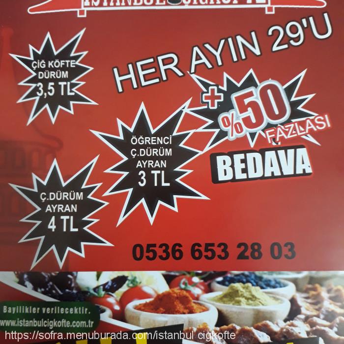 Tombul Kumru, Yenişehir Menü Fotoğrafı