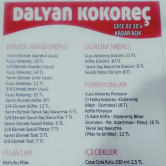 Dalyan Kokoreç, Esentepe  Menü Fotoğrafı Orta