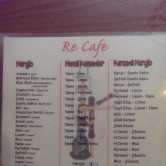 Re Cafe, Kadıköy  Menü Fotoğrafı Orta