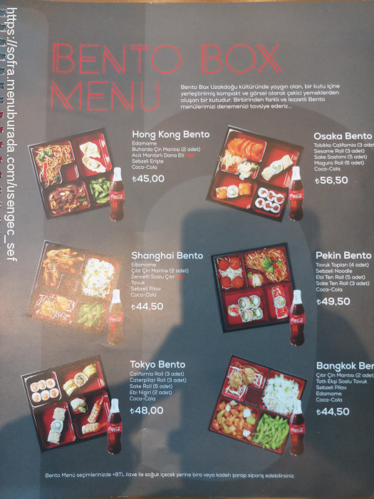 Chinese Express, Kozyatağı (Kozzy AVM) Menü Fotoğrafı