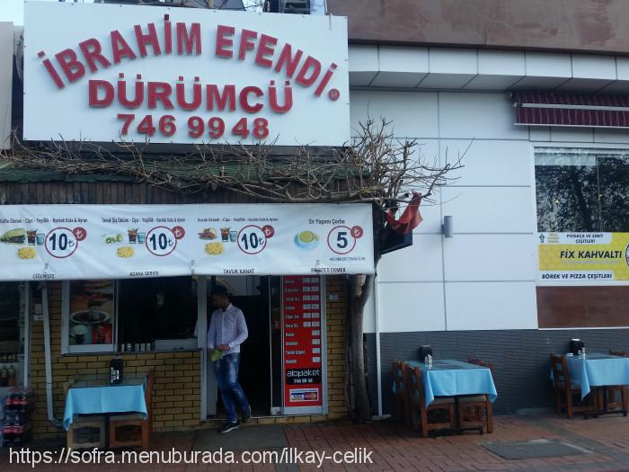 Dürümcü İbrahim Efendi, Y. Pazarcı Menü Fotoğrafı