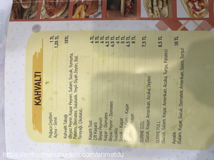 Gurme Ala Fast Food Cafe, Mahmutbey Menü Fotoğrafı
