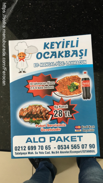 Keyif Li Ocakbaşı Et & Mangal, Talatpaşa Menü Fotoğrafı