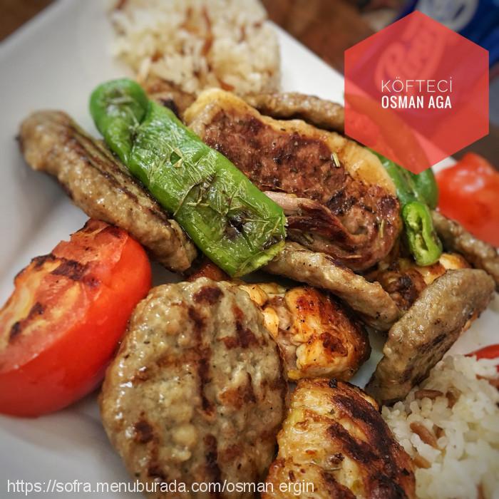 Köfteci Osman Aga, Celaliye Menü Fotoğrafı