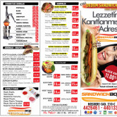 Sandwichbox, Hoşdere  Menü Fotoğrafı Orta