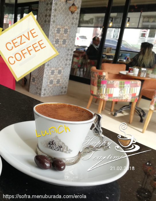 Cezve Coffee Food Point, Şeyhli Menü Fotoğrafı