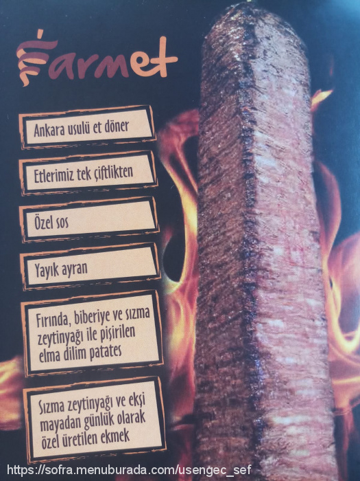Farmet Döner, Caddesbostan Menü Fotoğrafı