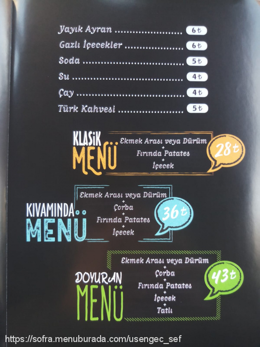 Farmet Döner, Caddesbostan Menü Fotoğrafı