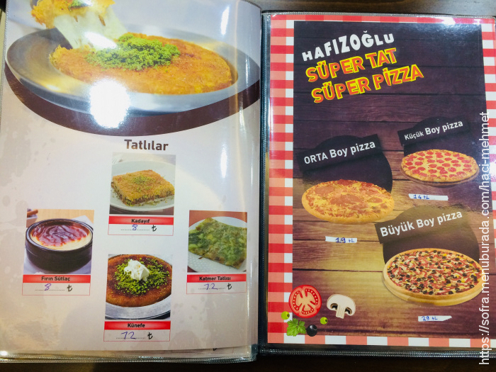 Hafızoğlu Lahmacun Kebap Salonu, Arnavutköy Merkez Menü Fotoğrafı