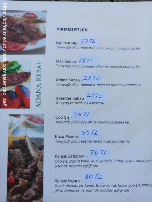 Helya Cafe, Büyükada Menü Fotoğrafı