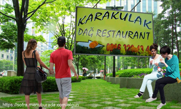 Karakulak Dağ Restaurant, Beykoz Merkez Menü Fotoğrafı