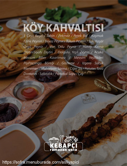 Nira Gurme, Yeni Batı Menü Fotoğrafı