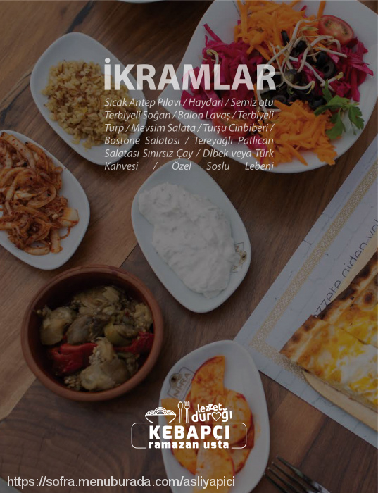 Nira Gurme, Yeni Batı Menü Fotoğrafı