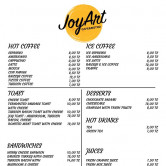 Joy Art Cafe, Bodrum Sahil  Menü Fotoğrafı Orta