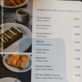 Saray Muhallebicileri, Bahariye  Menü Fotoğrafı Orta