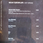 Saray Muhallebicileri, Bahariye  Menü Fotoğrafı Orta