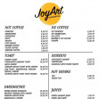Joy Art Cafe, Bodrum Sahil menü fotoğrafı küçük