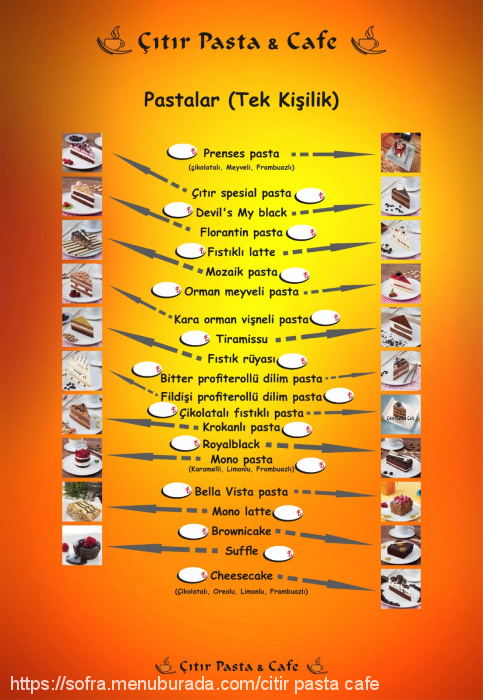 Çıtır Pasta & Cafe Waffle, Süleyman Şah Menü Fotoğrafı