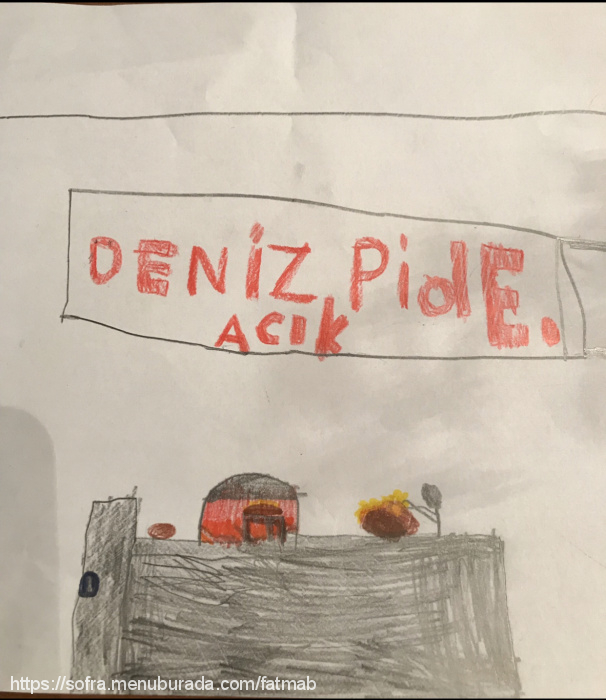 Deniz Pide, Davutlar Menü Fotoğrafı