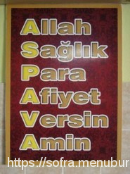 İrem Aspava, Etimesgut Menü Fotoğrafı
