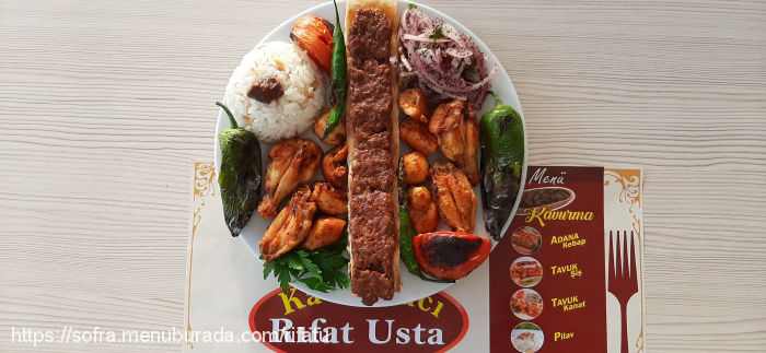 Kavurmacı Rıfat Usta, Elazığ Menü Fotoğrafı