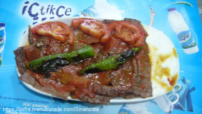 Kebapçı Sinan Usta, Çekirge Menü Fotoğrafı