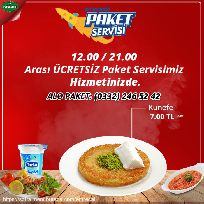 Kışlalı Etliekmek & Izgara Salonu, Mehmet Akif Menü Fotoğrafı