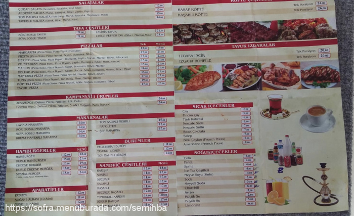 Lavinya Cafe, Urla Menü Fotoğrafı