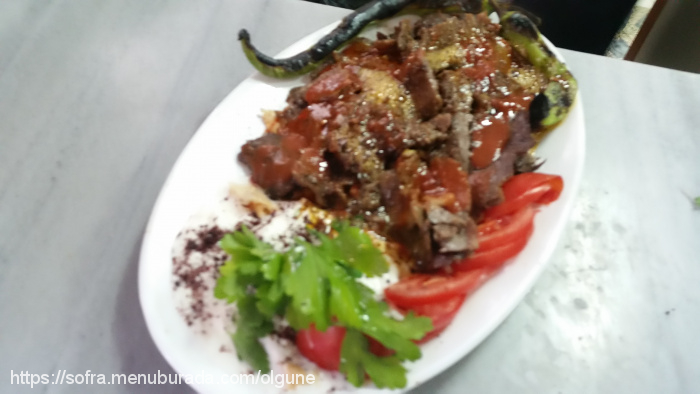 Olgun Etliekmek Salonu Çumra, İzzetbey Menü Fotoğrafı