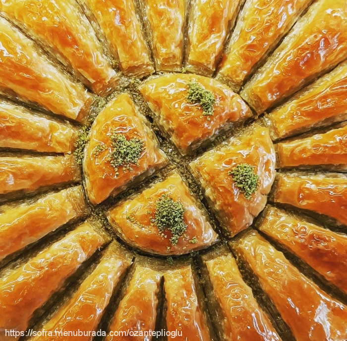 Öz Anteplioğlu Pastanesi, Andırın Menü Fotoğrafı