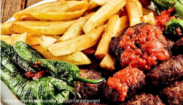 Zirve Restaurant, Tepe Menü Fotoğrafı