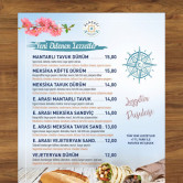 Alaçatı Snack House, Rüstem Paşa  Menü Fotoğrafı Orta