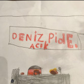 Deniz Pide, Davutlar  Menü Fotoğrafı Orta